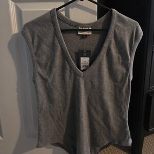 Universal Thread Gray Fitted Sleeveless Tank Top